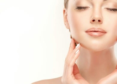 Calming facial treatment at Magic Box Beauty, London, England, GB, showcasing smooth, radiant skin.