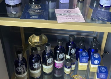 Collection of Neal's Yard Remedies at The Wellness Room by Sarah-Jane in Colchester, England, GB.