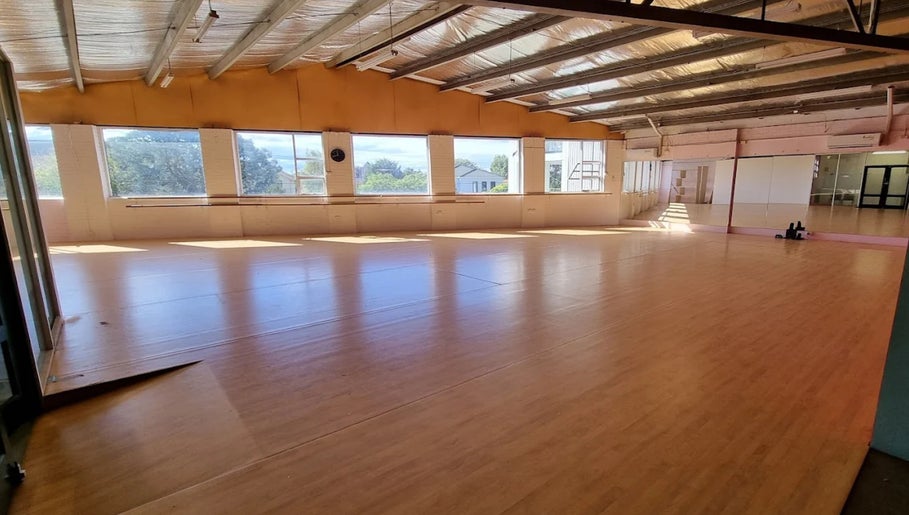 Bright, spacious fitness studio at Jumba Fitness, Melbourne, Victoria, AU, ideal for wellness activities.