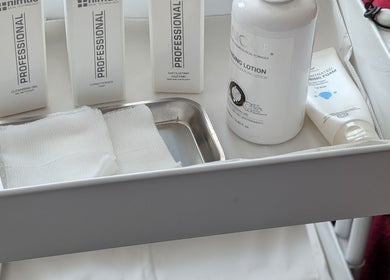 Skincare products and tools at Radiant Reflection, Coventry, England, GB, enhancing beauty and wellness.