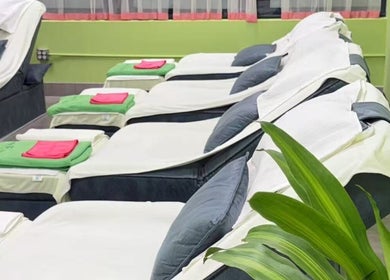Relaxing massage beds at Footy Rooty Massage Huntsville AL, offering comfort in Huntsville, Alabama, US.
