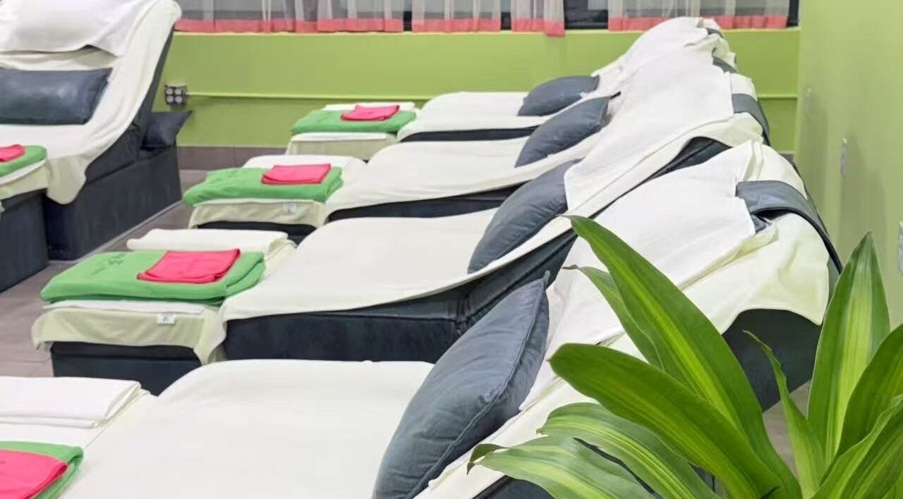 Relaxing massage beds at Footy Rooty Massage Huntsville AL, offering comfort in Huntsville, Alabama, US.