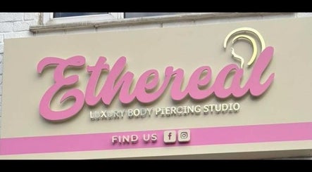 Ethereal Luxury Body Piercing sign at Kilmarnock, Scotland, GB showcasing elegant branding.