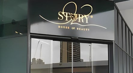 Entrance signage of Story 92 House of Beauty, Dubai, Dubai, AE, showcasing modern elegance.