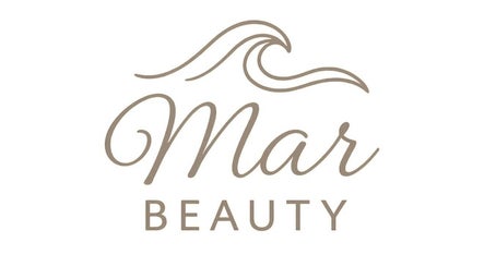Elegant Mar Beauty logo with wave design, showcasing premium beauty services in Canterbury, England, GB.