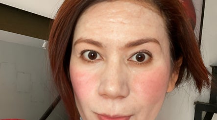 Close-up of a woman's radiant skin after treatment at Glazed Beauty Lounge Quezon City, Metro Manila, PH.