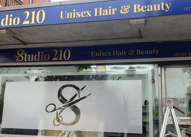 Front view of Tash @ studio210, a unisex hair and beauty salon in Nottingham, England, GB.