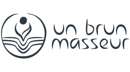 Logo design élégant d'Un Brun Masseur, Paris, Île-de-France, FR, représentant un style zen et bien-être.