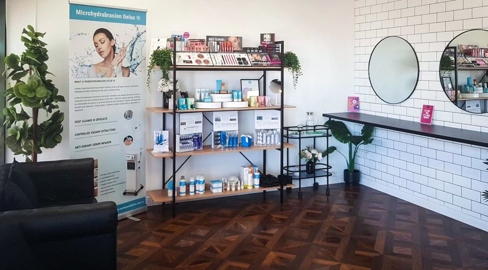 Sophie's Beauty Room in Cecil Hills, New South Wales features elegant decor and skincare products.