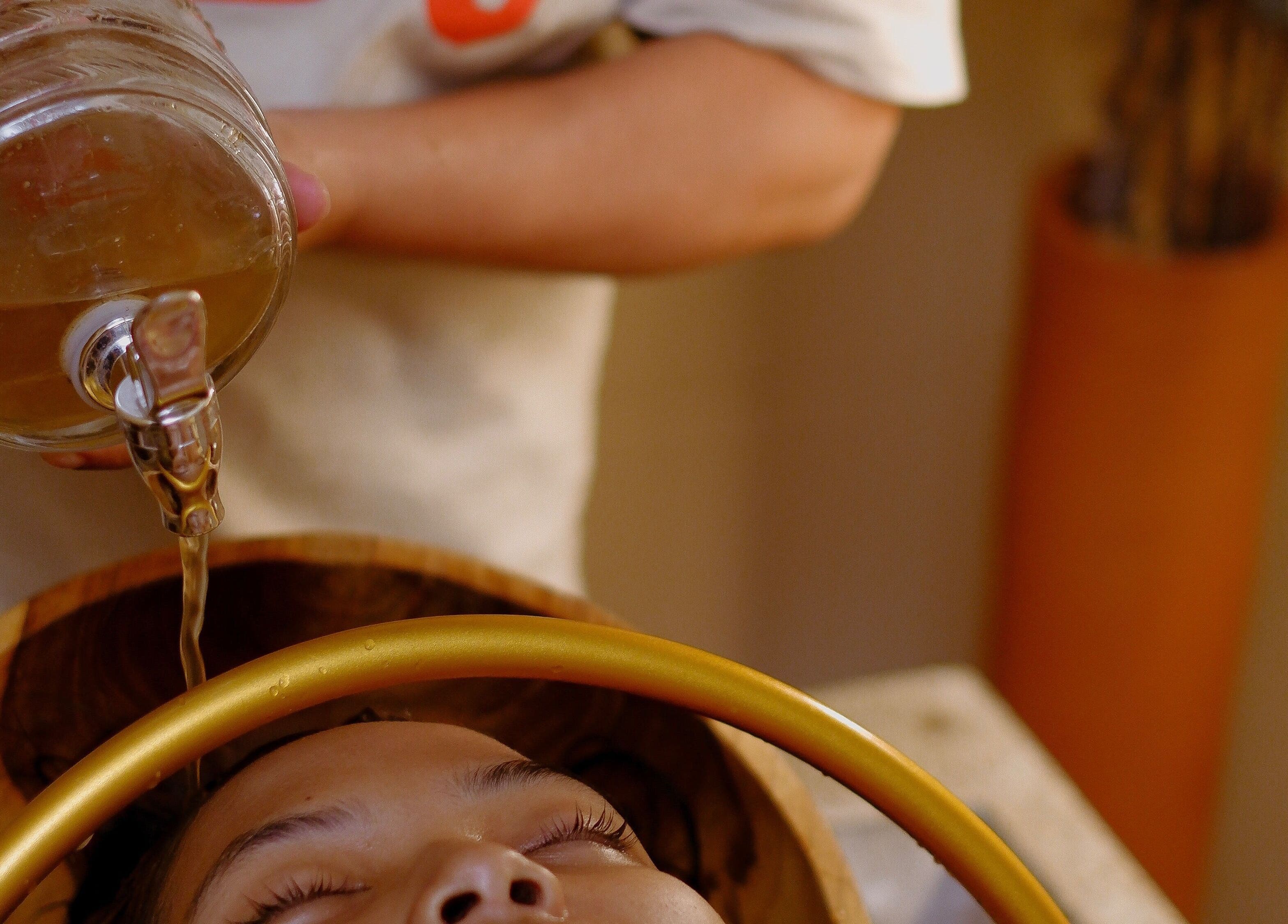 Relaxing scalp treatment at BYLU Scalp & Body Spa in Daerah Istimewa Yogyakarta, ID.