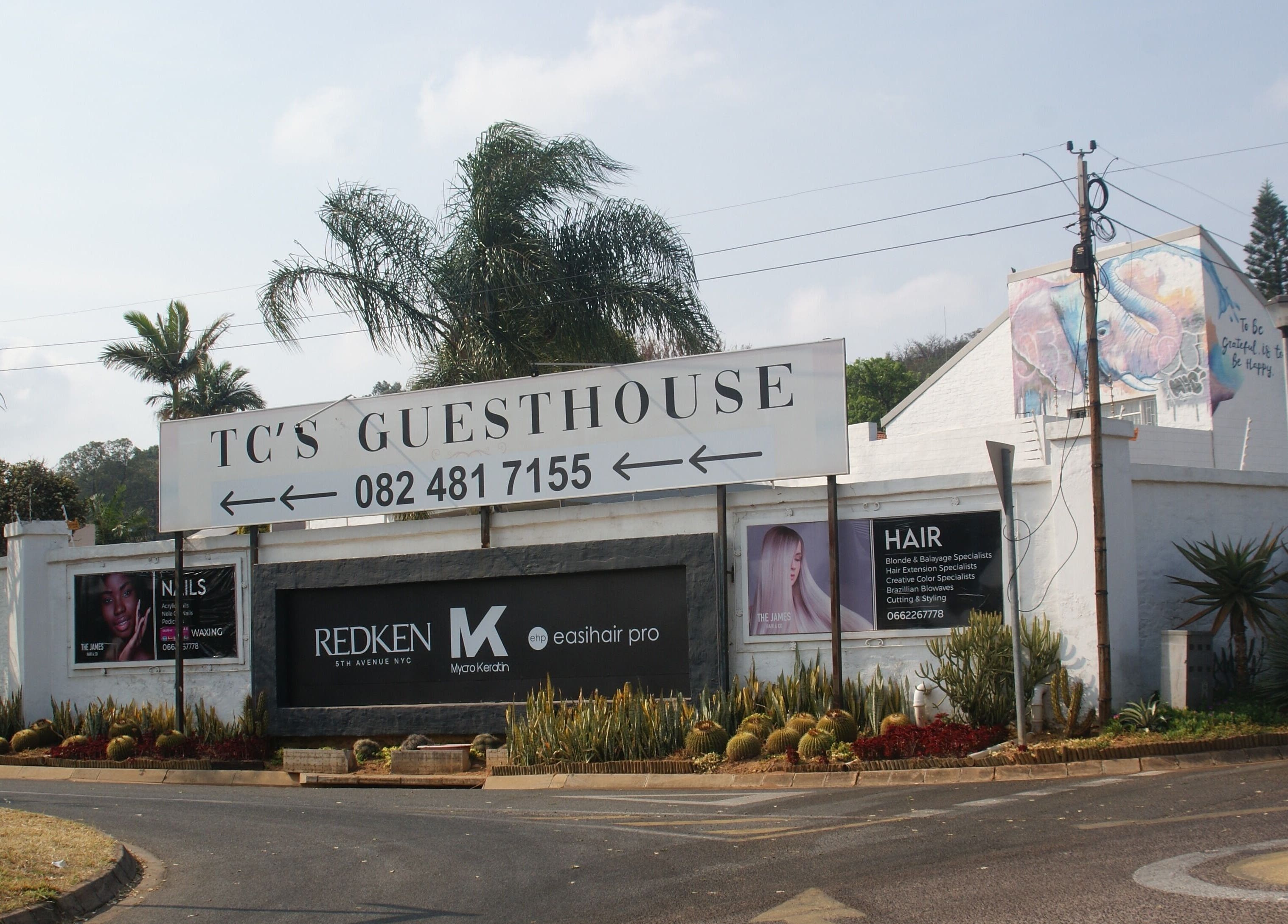 Entrance of Angelique's Aesthetics @ The New James in Pretoria, Gauteng, ZA, highlighting welcoming exterior.
