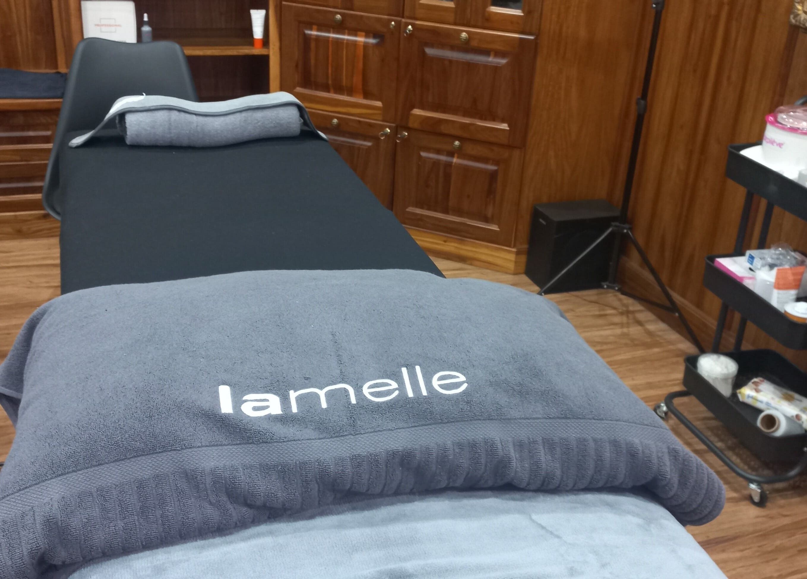 Luxurious treatment room at Angelique's Aesthetics @ The New James, Pretoria, Gauteng, ZA. Cozy and inviting.