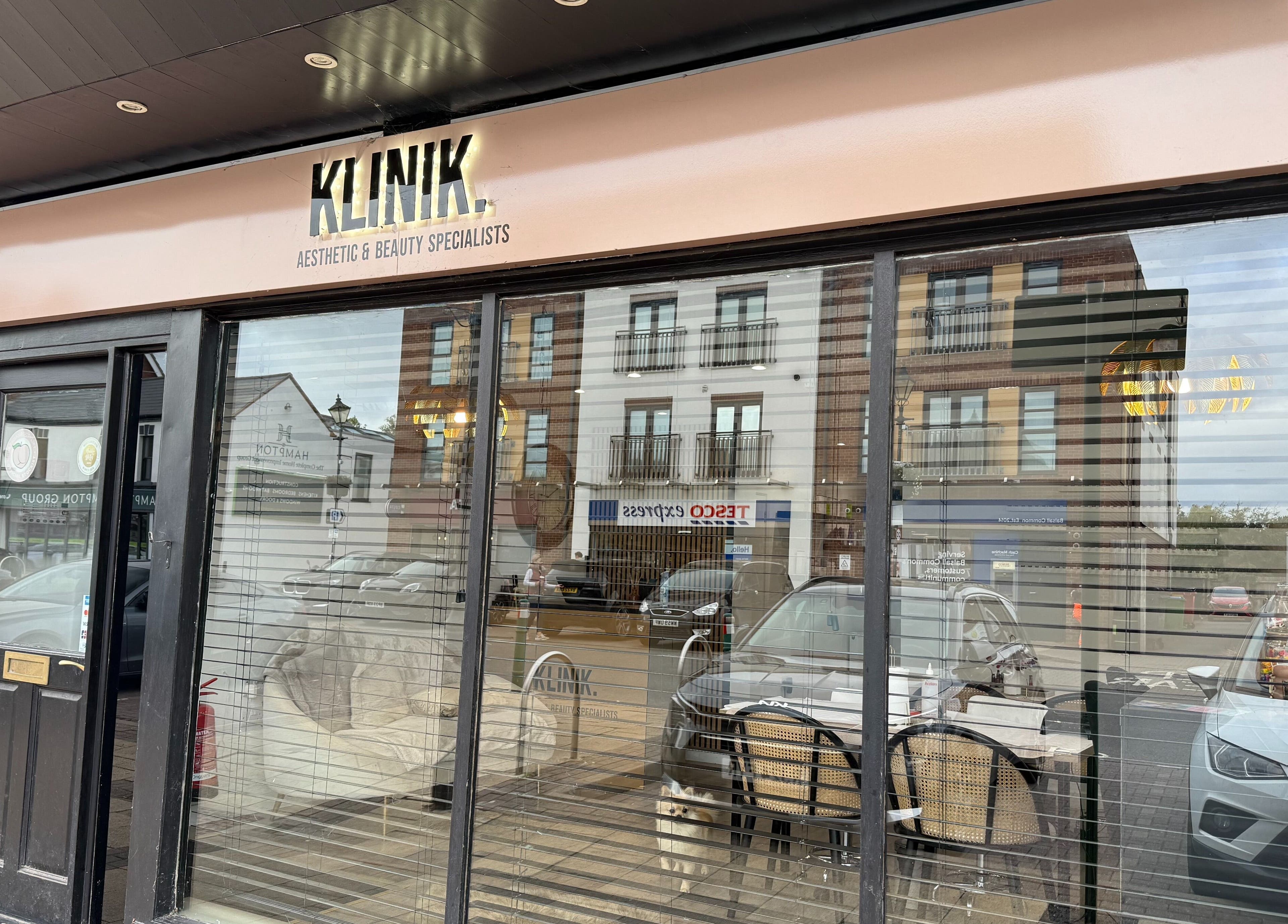 Front view of Hair by Tyarna, at Klinik, Balsall Common, England, GB showcasing elegant styling.