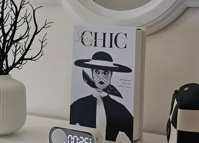 Elegant decor at The Glow Way - TGW, Bedford, England, GB showcasing a stylish black and white setup.