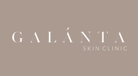 Galánta Skin logo on a taupe background, located in Ballinasloe, County Galway, IE.