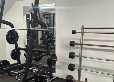 Fitness equipment at Coached By Laura, Aberdeen, Scotland, GB, offering strength training facilities.