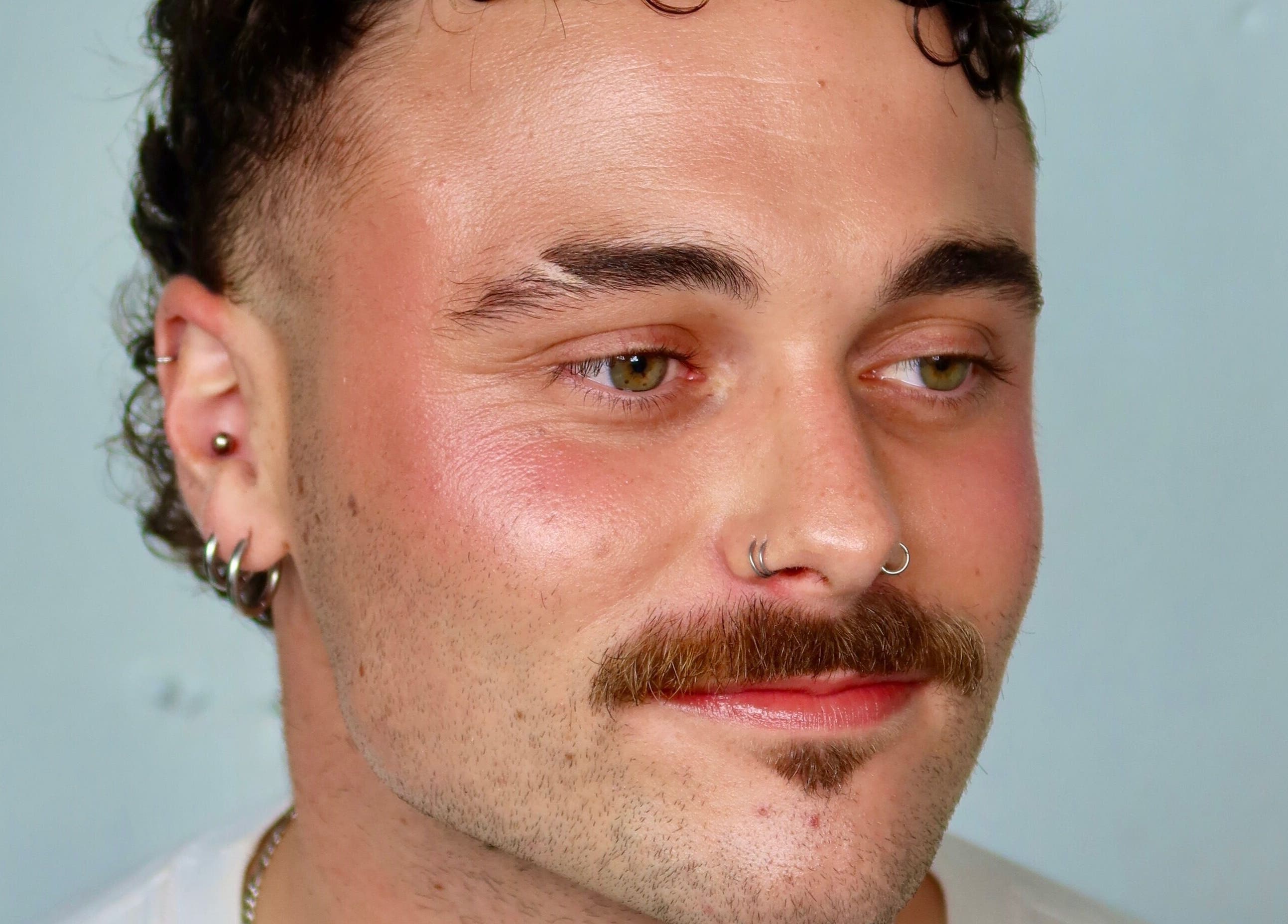 Close-up of stylish individual showcasing makeup artistry by Dublin Hair and Makeup artist, Dublin, County Dublin, IE.