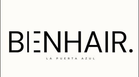 Logotipo de BenHair ubicado en Rancagua, O'higgins, CL, mostrando su estilo sofisticado.