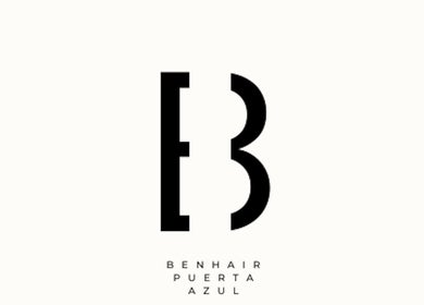 Logotipo de BenHair en Rancagua, O'Higgins, CL. Diseño elegante de letras estilizadas.