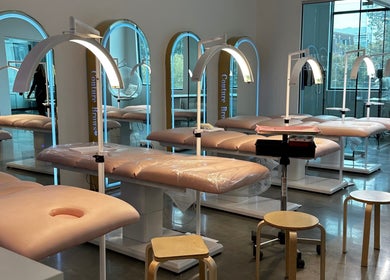 Inked by Kings studio with modern treatment chairs in Salt Lake City, Utah, US.
