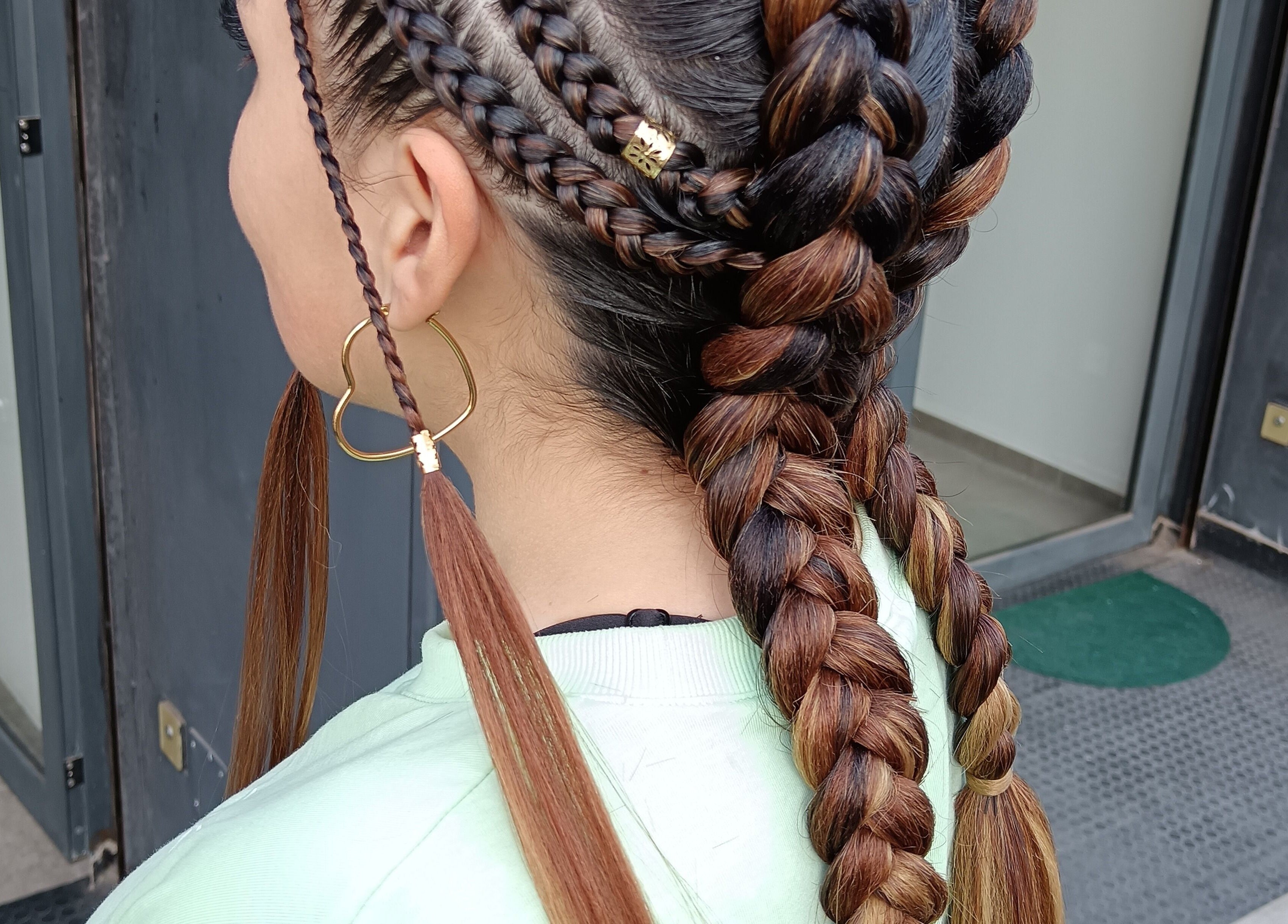 Hermoso trenzado en Trenzassm, Ñuñoa, Región Metropolitana, CL, mostrando estilo sofisticado.