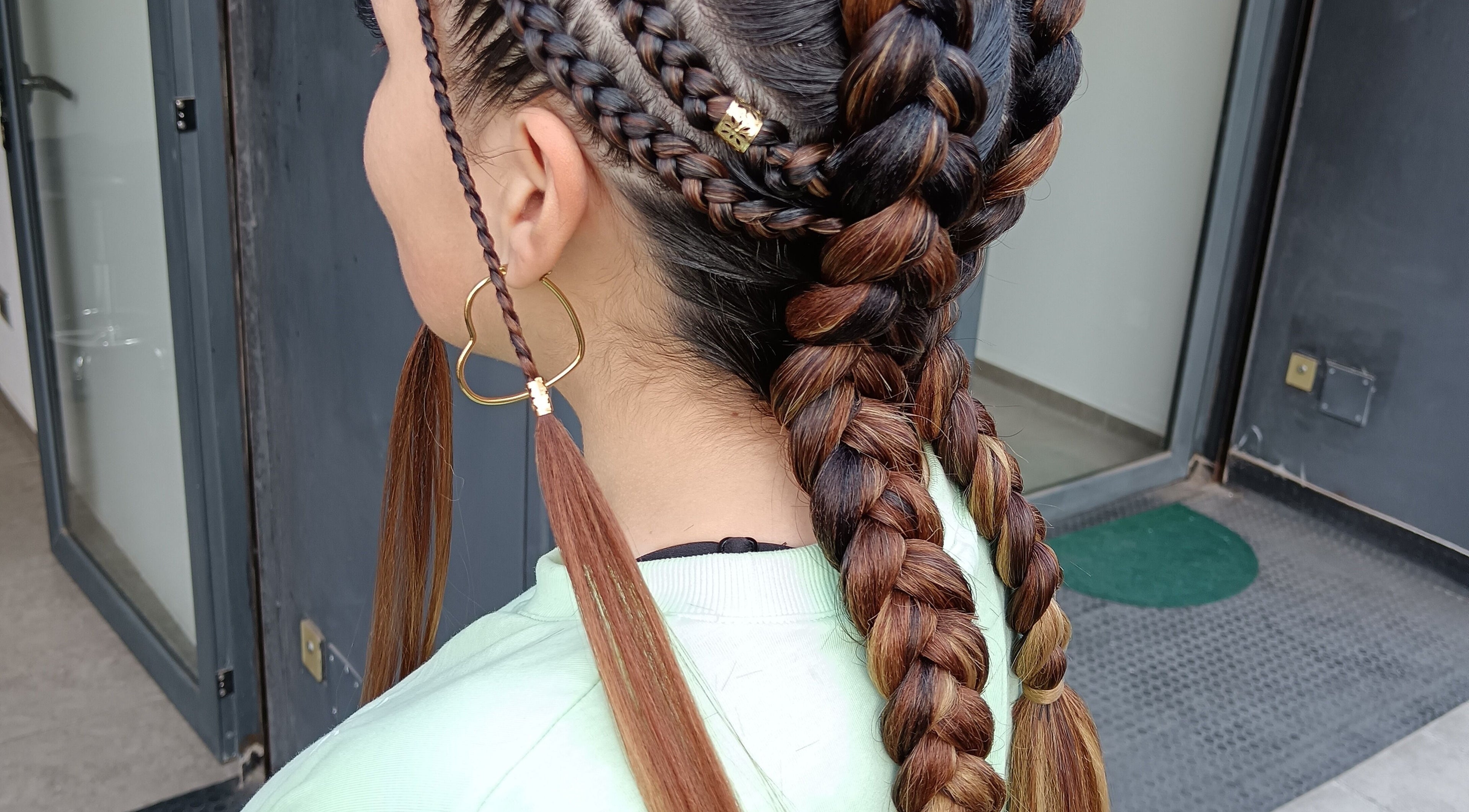 Hermoso trenzado en Trenzassm, Ñuñoa, Región Metropolitana, CL, mostrando estilo sofisticado.