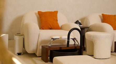 Relaxing lounge seating at Ora Touch, Al Khobar, Eastern Province, SA for ultimate wellness experience.