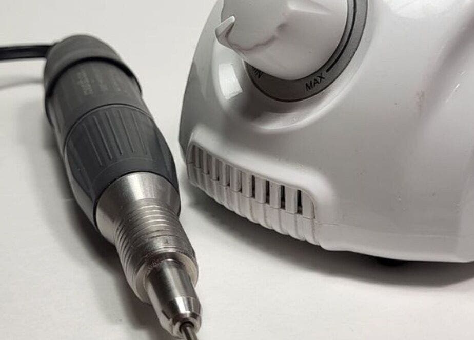 High-quality nail drill for precise work at Classic Touch, Noord, AW, enhancing nail care services.