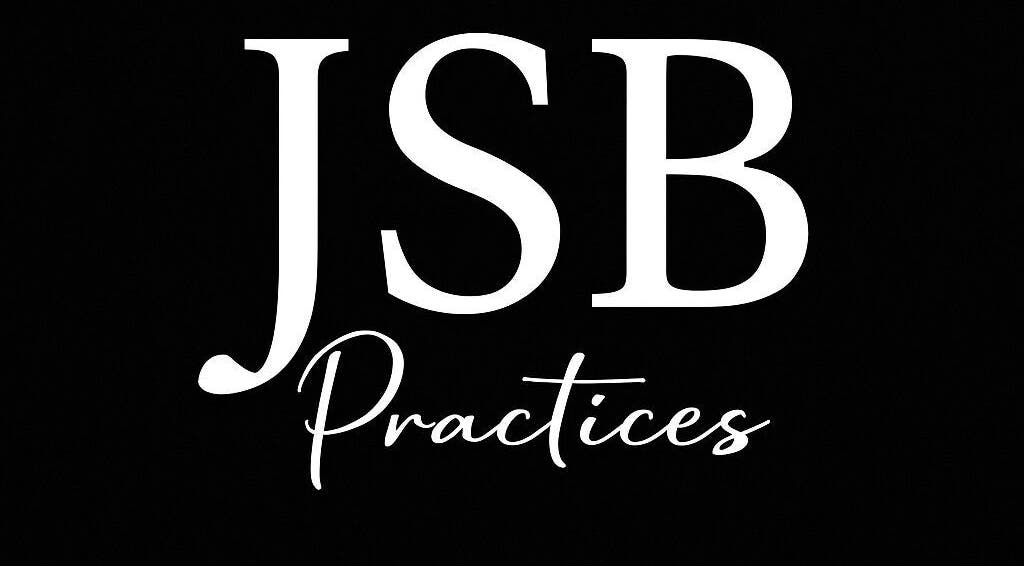JSB Practices logo displayed in stylish font. Located in Ilford, England, GB.