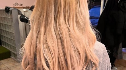 Flowing blonde hair styled at Hair Heaven, County Kilkenny, County Kilkenny, IE.