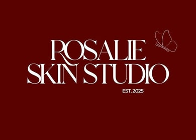 Rosalie Skin Studio logo with butterfly in Morayfield, Queensland, AU.