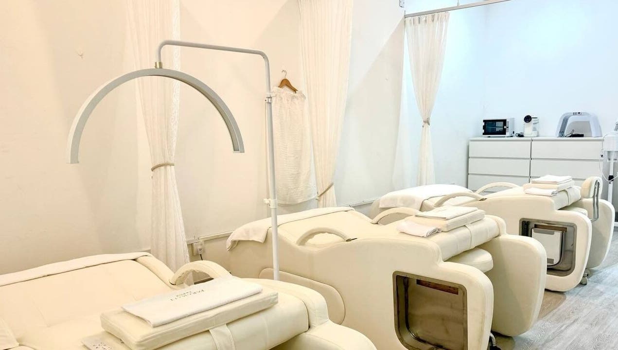 Luxurious spa chairs at Faramayy beaute in Kuala Lumpur, Wilayah Persekutuan Kuala Lumpur, MY.
