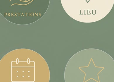 Logo Ongles & Co by M à Saulcy-sur-meurthe, Grand Est, FR. Design minimaliste de cercles avec icônes.