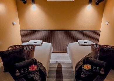 Relaxing dual massage space at Jane Matraville Thai Massage, Matraville, New South Wales, AU with warm lighting.
