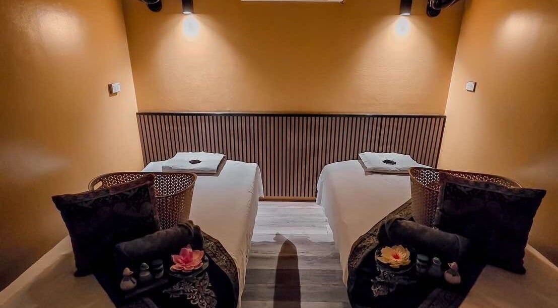 Relaxing dual massage space at Jane Matraville Thai Massage, Matraville, New South Wales, AU with warm lighting.