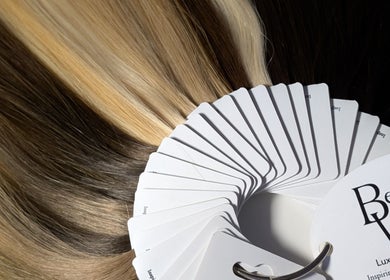 Hair color samples at Haus Of Leigh At Major Hair Co., Leeds, England, GB. Discover stunning hair extensions here.