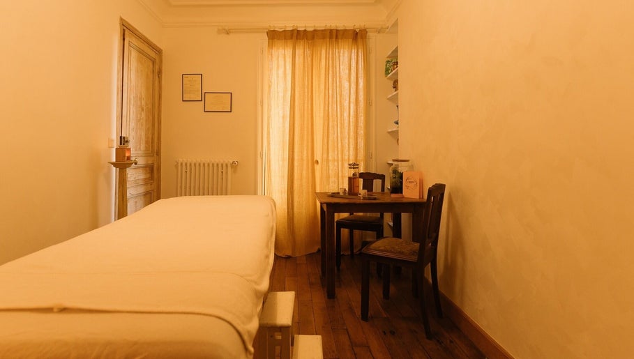 Salle de massage chez Prana Paris Massage et naturopathie selon l’Ayurvéda, Paris, Île-de-france, FR.