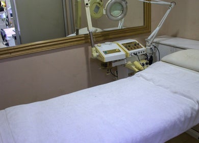 Treatment room at Strands On Fleek Hair & Nail Bar, Nairobi, Nairobi, KE, offering a serene spa experience.