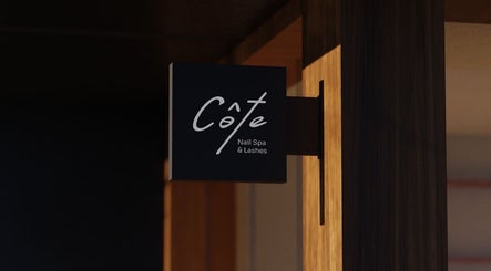 Côte Spa | كوت سبا sign in Riyadh, Riyadh Province, SA displaying nail spa and lashes service.