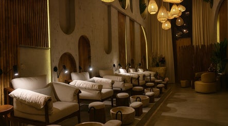Relaxing lounge at Côte nail spa | كوت سبا in Riyadh, Riyadh Province, SA offers a serene spa experience.