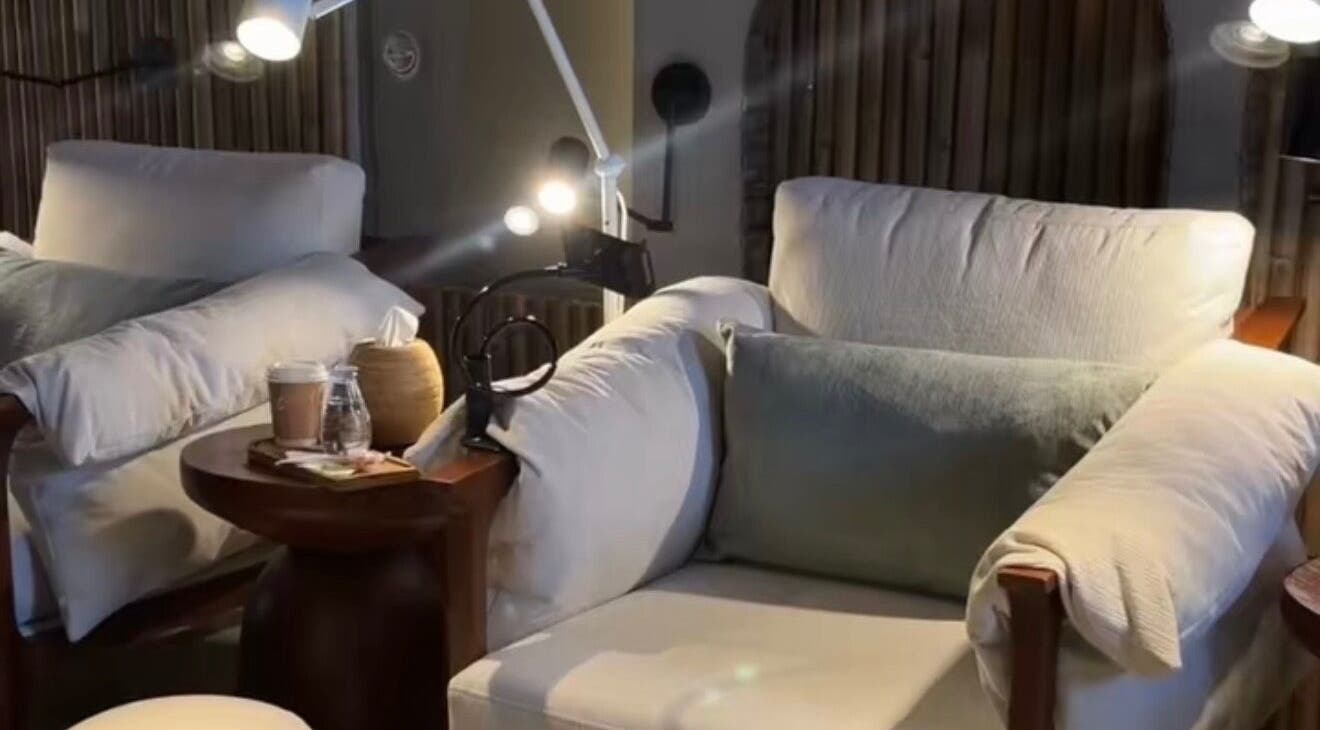 Luxurious lounge chair at Côte nail spa | كوت سبا, Riyadh, Riyadh Province, SA, for ultimate relaxation.