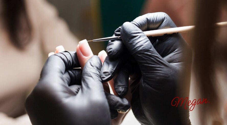 Detailed nail art by Megan - Mobile Nail Tech in Nanaimo, British Columbia, CA.