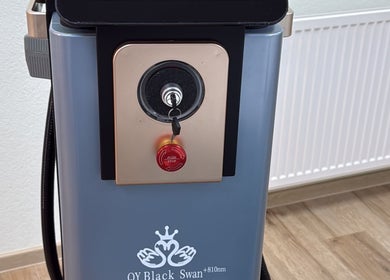 Advanced laser machine at Harmonie Oasis in Waldshut-tiengen, Baden-württemberg, DE for beauty treatments.
