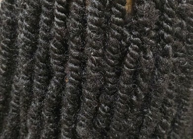 Close-up of beautifully twisted braids at Arty, Rochdale, England, GB showcasing intricate hair styling.
