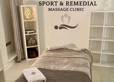 Relaxing massage room at Rae’s Retreat Massage, St Helens, England, GB. Cozy ambiance for wellness therapies.