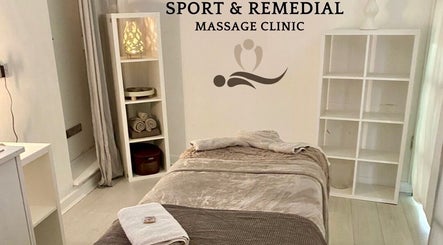 Relaxing massage room at Rae’s Retreat Massage, St Helens, England, GB. Cozy ambiance for wellness therapies.