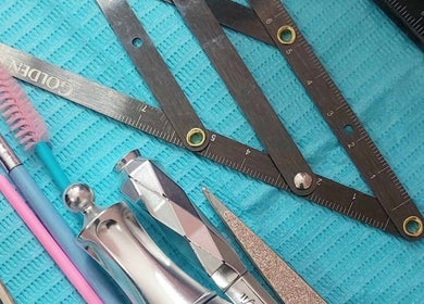 Instrumentos de belleza en Diana Sánchez Studio / Barbería de Joe, Ciudad De México, MX.