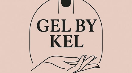 Logo of Gel By Kel, Kings Hill, England, GB with artistic hand illustration.