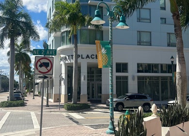 Bristol Haircare at In the Grove Hair Studio on NE 2 Ave, Delray Beach, Florida, US.