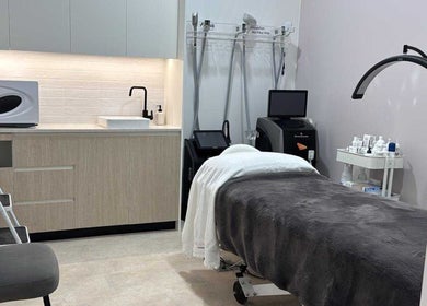 Modern treatment room at Rejuvaberry Cosmetic Clinic, Bull Creek, WA. Relaxing ambiance with advanced equipment.